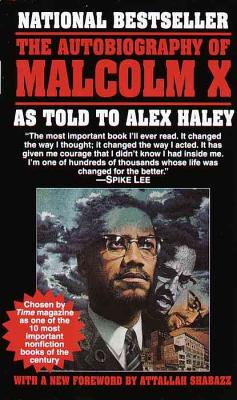 Book cover of The Autobiography of Malcolm X by Alex Haley