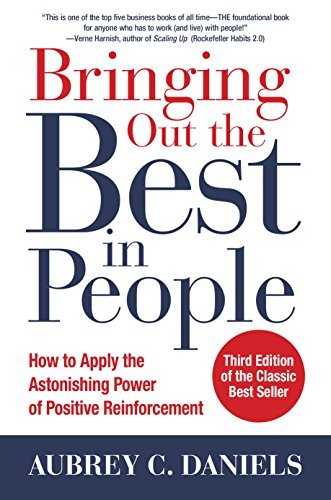 Book cover of Bringing Out the Best in People by Aubrey C. Daniels