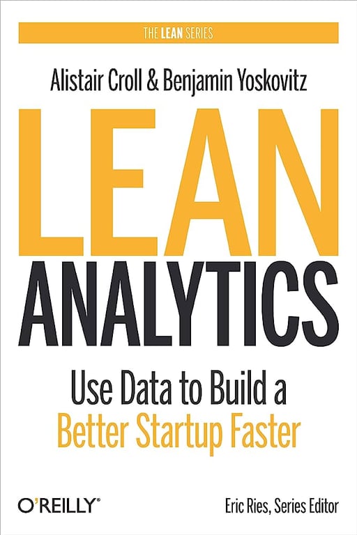 Book cover of Lean Analytics by Alistair Croll