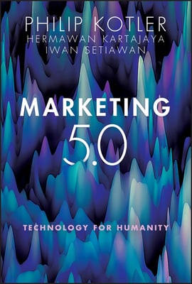 Book cover of Marketing 5.0 by Philip Kotler