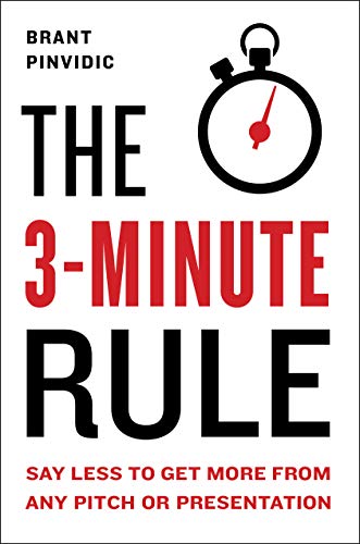 Book cover of The 3-Minute Rule by Brant Pinvidic