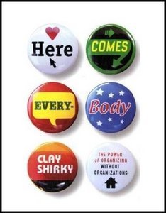 Book cover of Here Comes Everybody by Clay Shirky