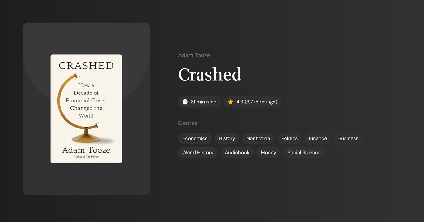 Crashed Book Summary