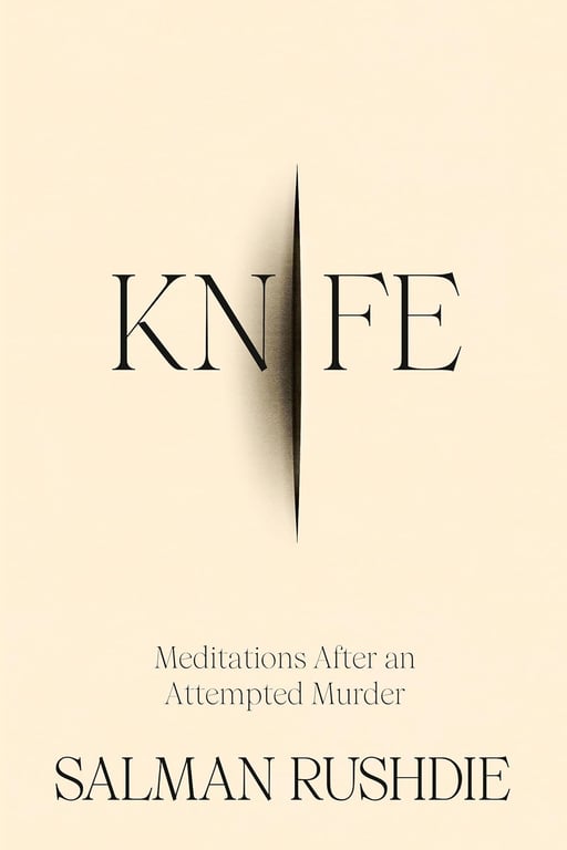 Book cover of Knife by Salman Rushdie