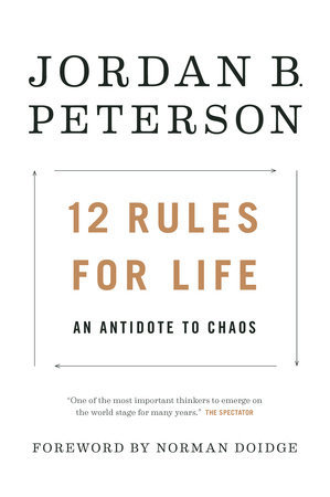 Book cover of 12 Rules For Life by Jordan B. Peterson