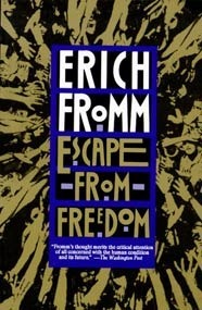 Book cover of Escape from Freedom by Erich Fromm