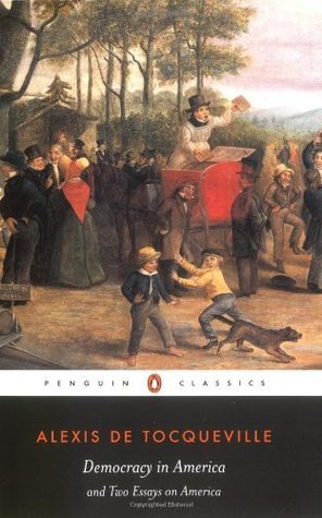 Book cover of Democracy in America by Alexis de Tocqueville