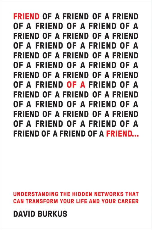 Book cover of Friend of a Friend by David Burkus