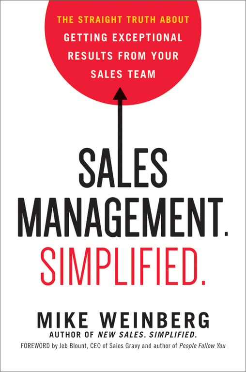 Book cover of Sales Management. Simplified. by Mike Weinberg