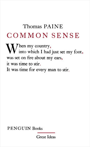 Book cover of Common Sense by Thomas Paine