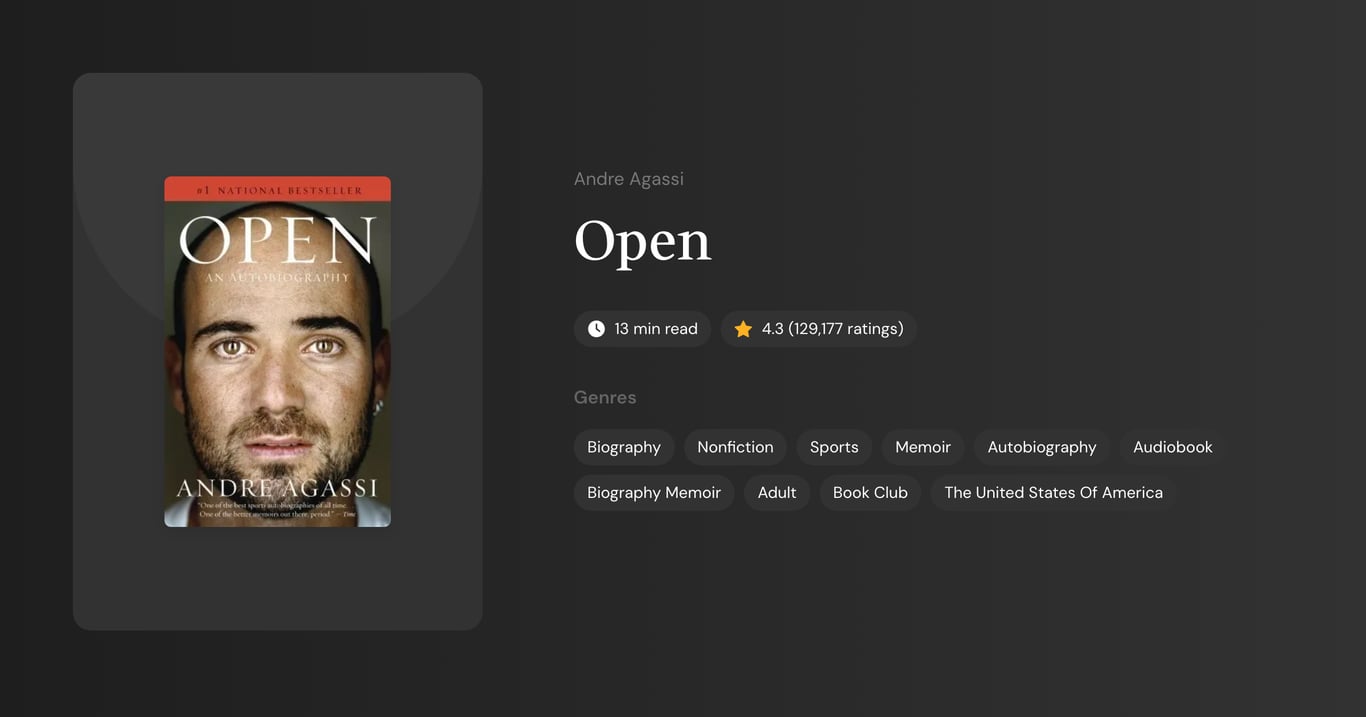 Open Book Summary