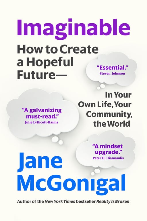 Book cover of Imaginable by Jane McGonigal