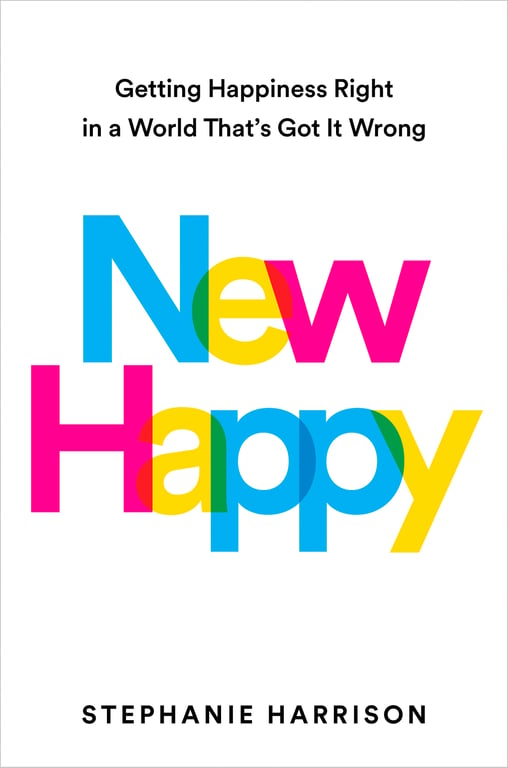 Book cover of New Happy by Stephanie Harrison