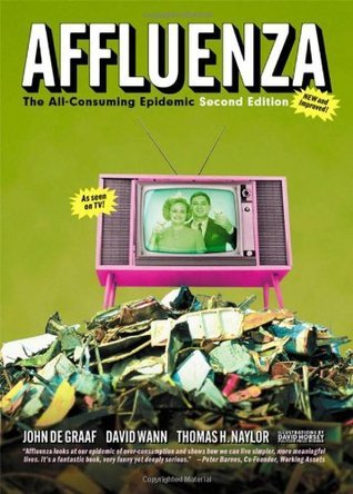 Book cover of Affluenza by John de Graaf