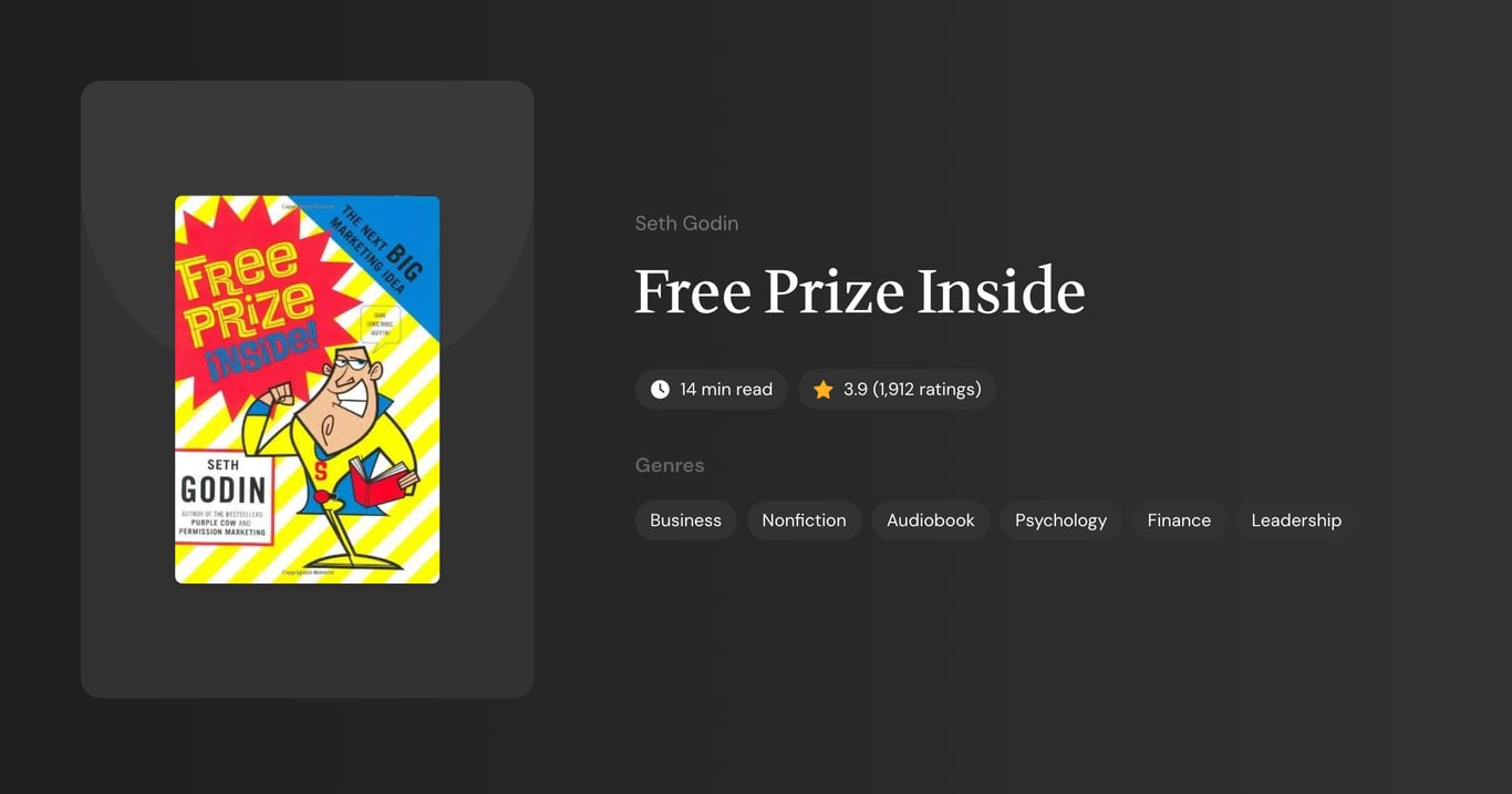 Free Prize Inside Book Summary