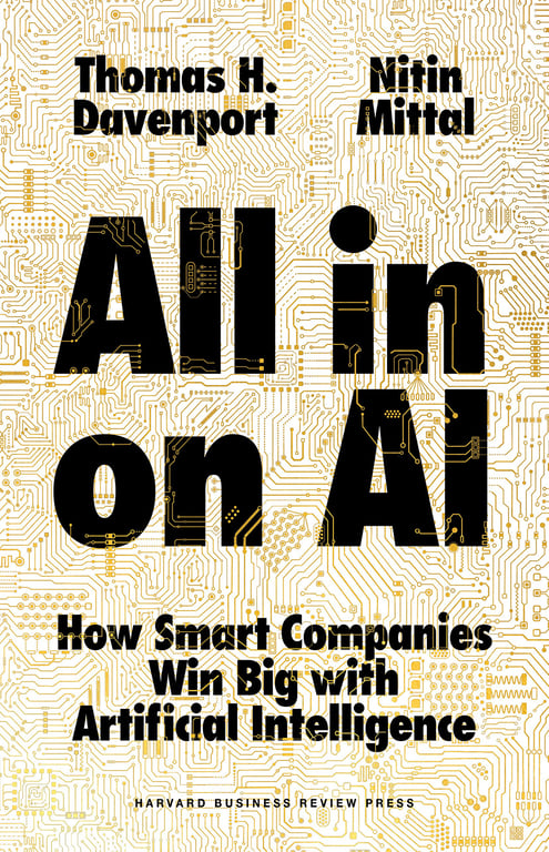 Book cover of All-in On AI by Tom Davenport