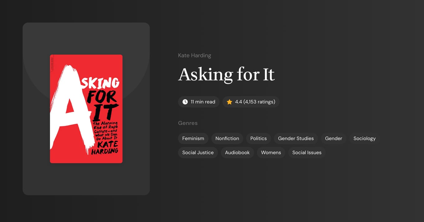 Asking for It Book Summary