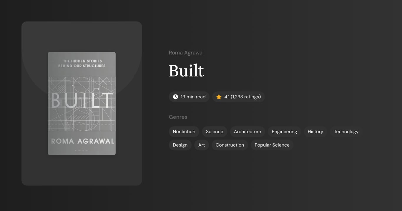 Built Book Summary