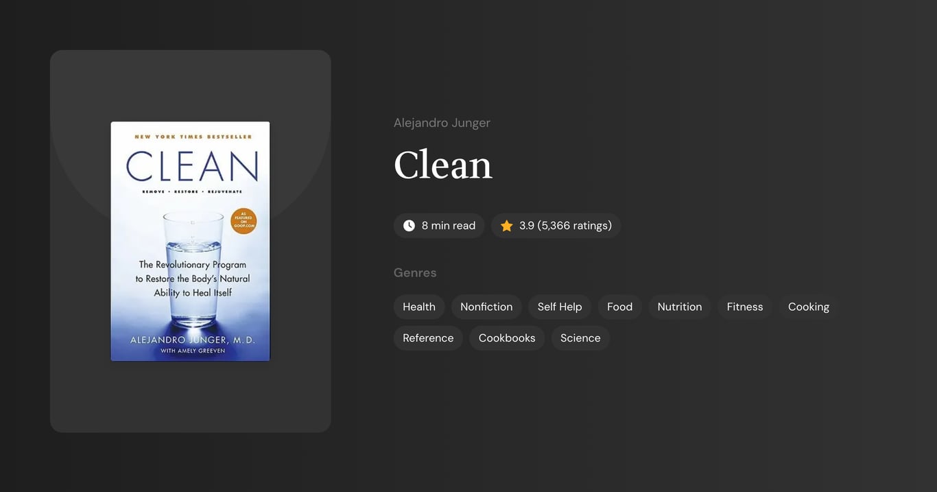 Clean Book Summary
