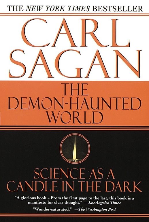 Book cover of The Demon-Haunted World by Carl Sagan