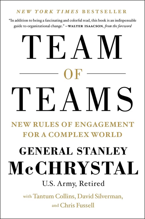 Book cover of Team of Teams by General Stanley McChrystal