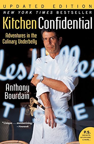 Book cover of Kitchen Confidential by Anthony Bourdain