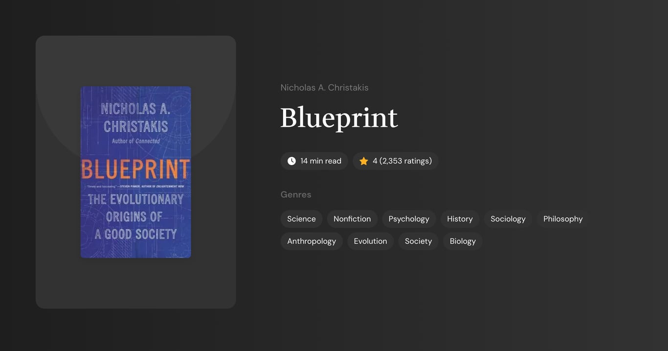 Blueprint Book Summary