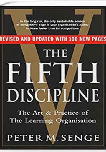 Book cover of The Fifth Discipline by Peter Senge