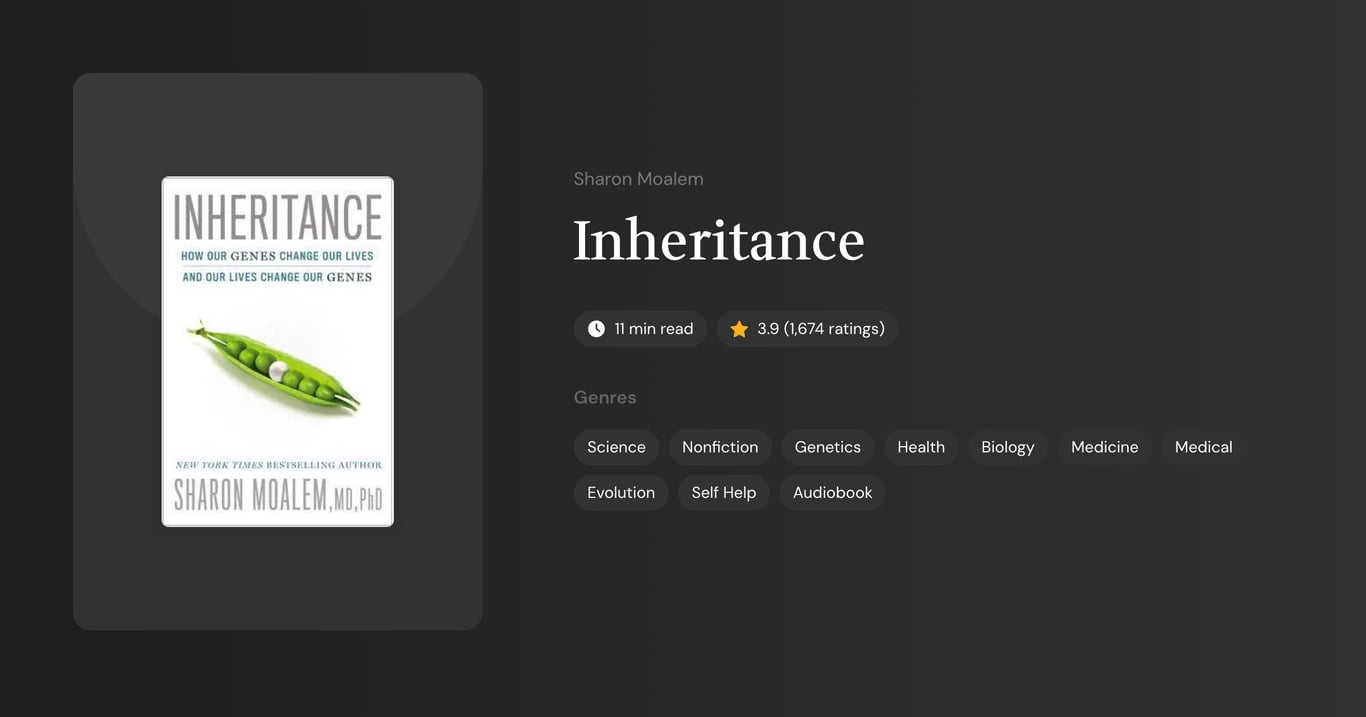 Inheritance Book Summary