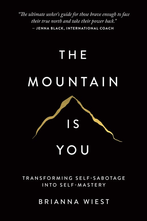 Book cover of The Mountain Is You by Brianna Wiest