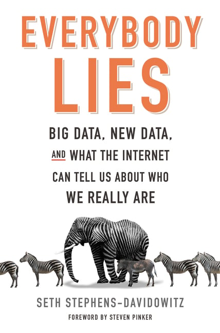 Book cover of Everybody Lies by Seth Stephens-Davidowitz