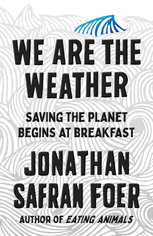 Book cover of We Are the Weather by Jonathan Safran Foer