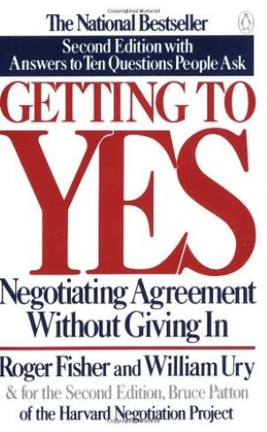 Book cover of Getting to Yes by Roger Fisher