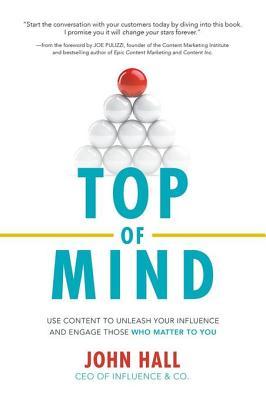 Book cover of Top of Mind by John Hall