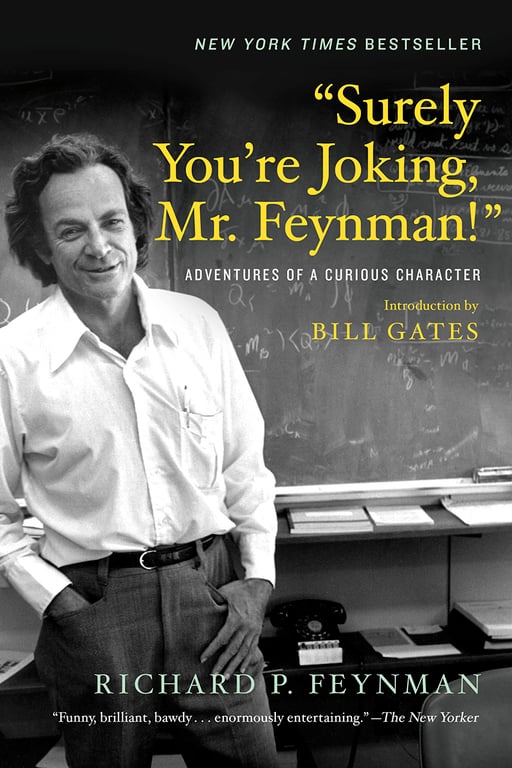 Book cover of Surely You're Joking, Mr. Feynman! by Richard P. Feynman