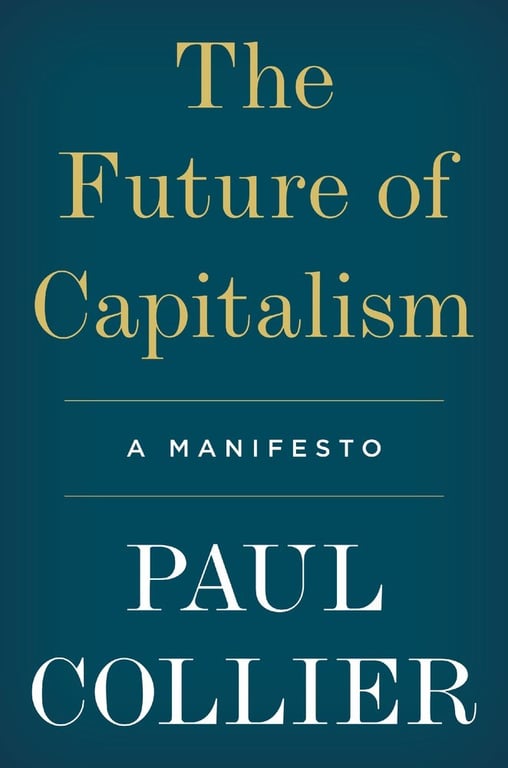 Book cover of The Future of Capitalism by Paul Collier