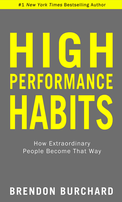 Book cover of High Performance Habits by Brendon Burchard