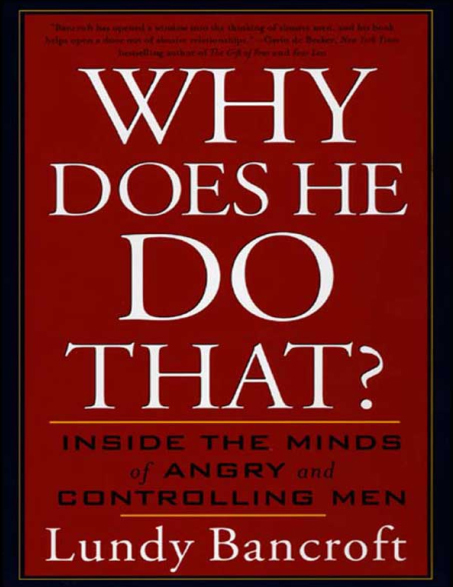 Book cover of Why Does He Do That? by Lundy Bancroft