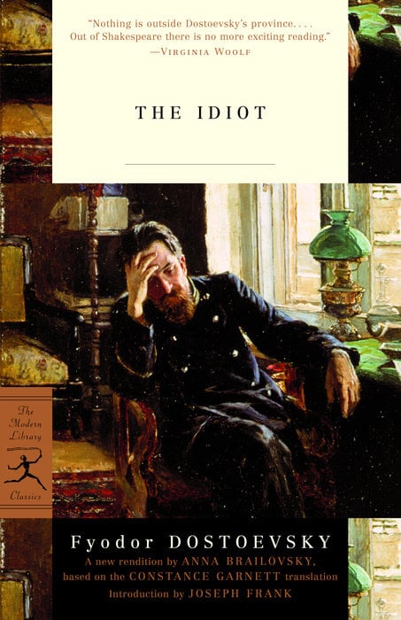 Book cover of The Idiot by Fyodor Dostoevsky