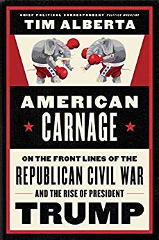 Book cover of American Carnage by Tim Alberta