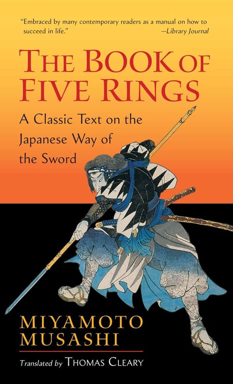 Book cover of The Book of Five Rings by Miyamoto Musashi