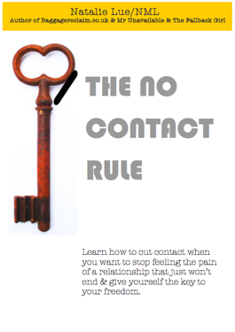 Book cover of The No Contact Rule by Natalie Lue