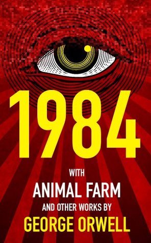 Book cover of Nineteen Eighty-Four (1984) by George Orwell