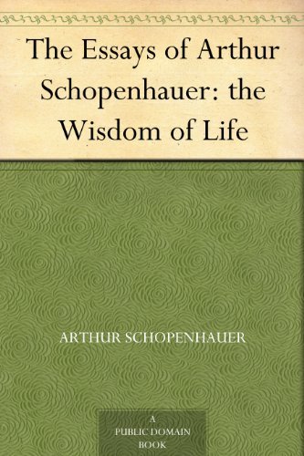 Book cover of The Wisdom of Life by Arthur Schopenhauer