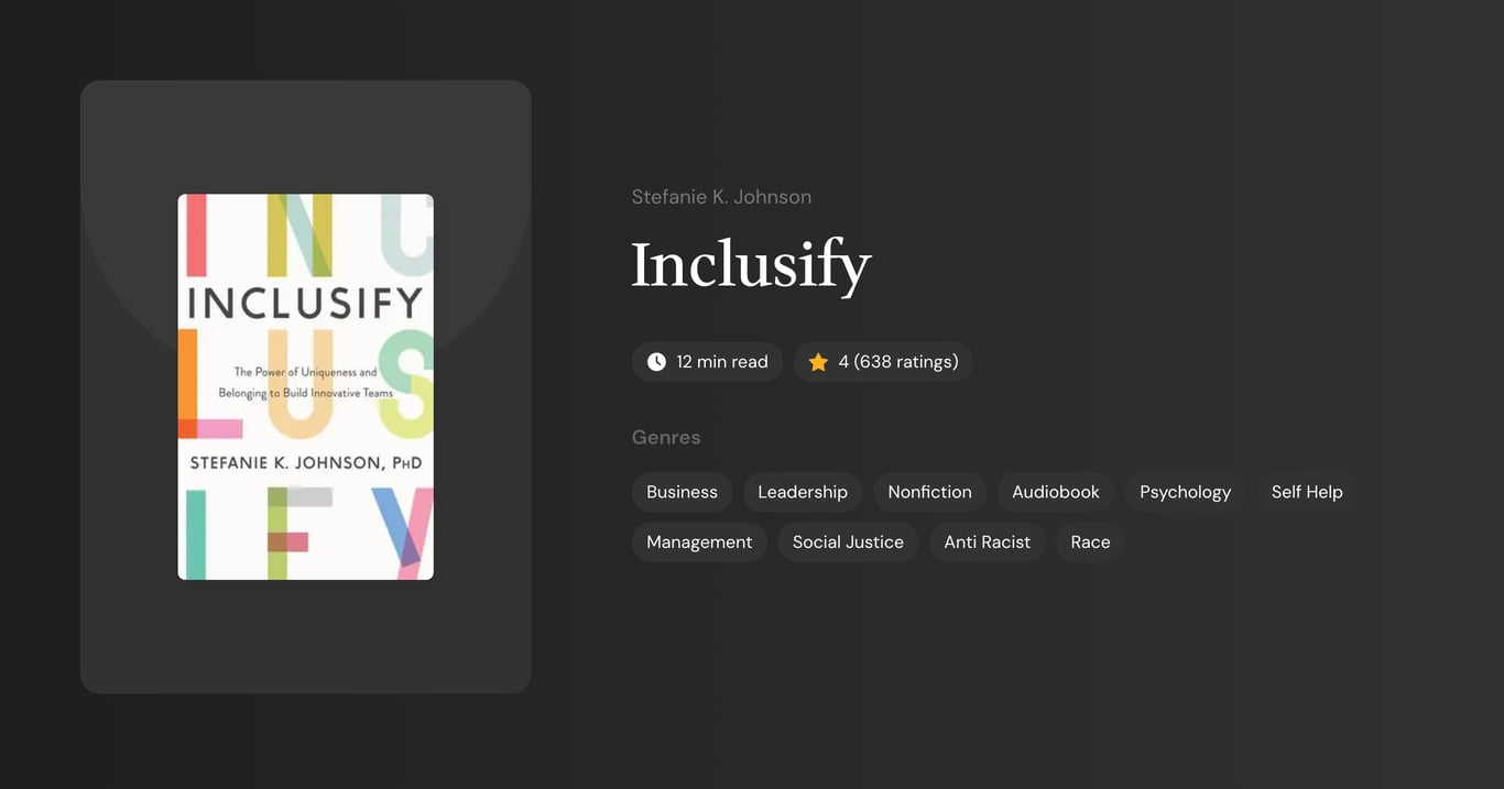 Inclusify Book Summary