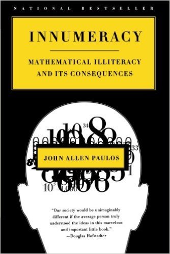 Book cover of Innumeracy by John Allen Paulos