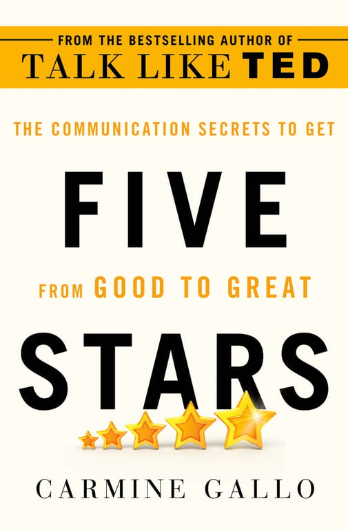 Book cover of Five Stars by Carmine Gallo