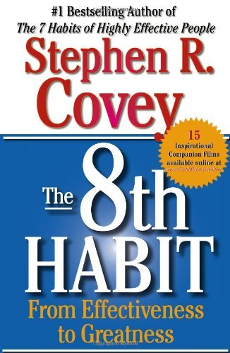 Book cover of The 8th Habit by Stephen R. Covey