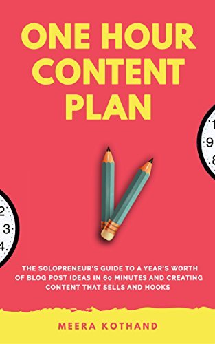 The One Hour Content Plan cover