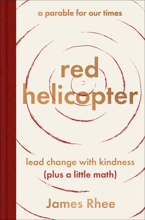 Book cover of Red helicopter by James Rhee